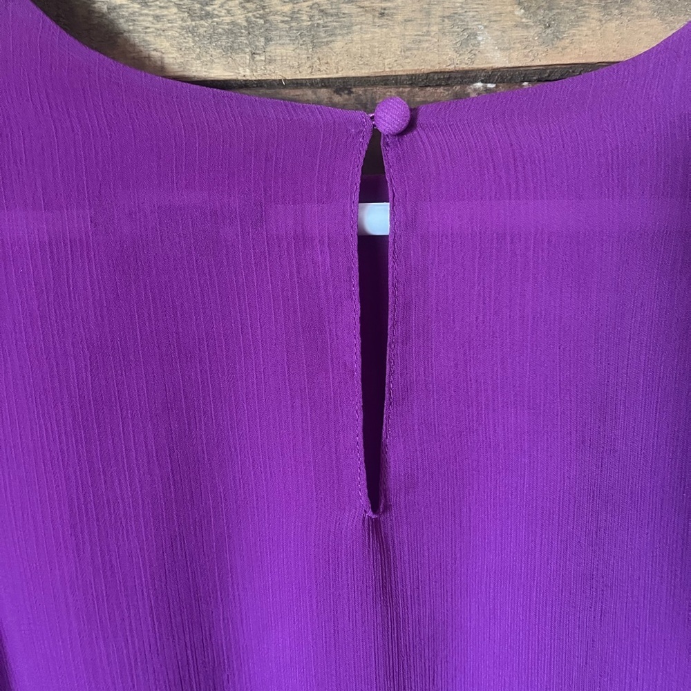 Express Vibrant Purple Blouse - Picture 7 of 7